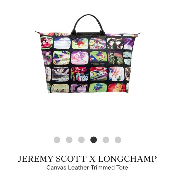Jeremy Scott x Longchamp collab tote - Picture 2 of 5